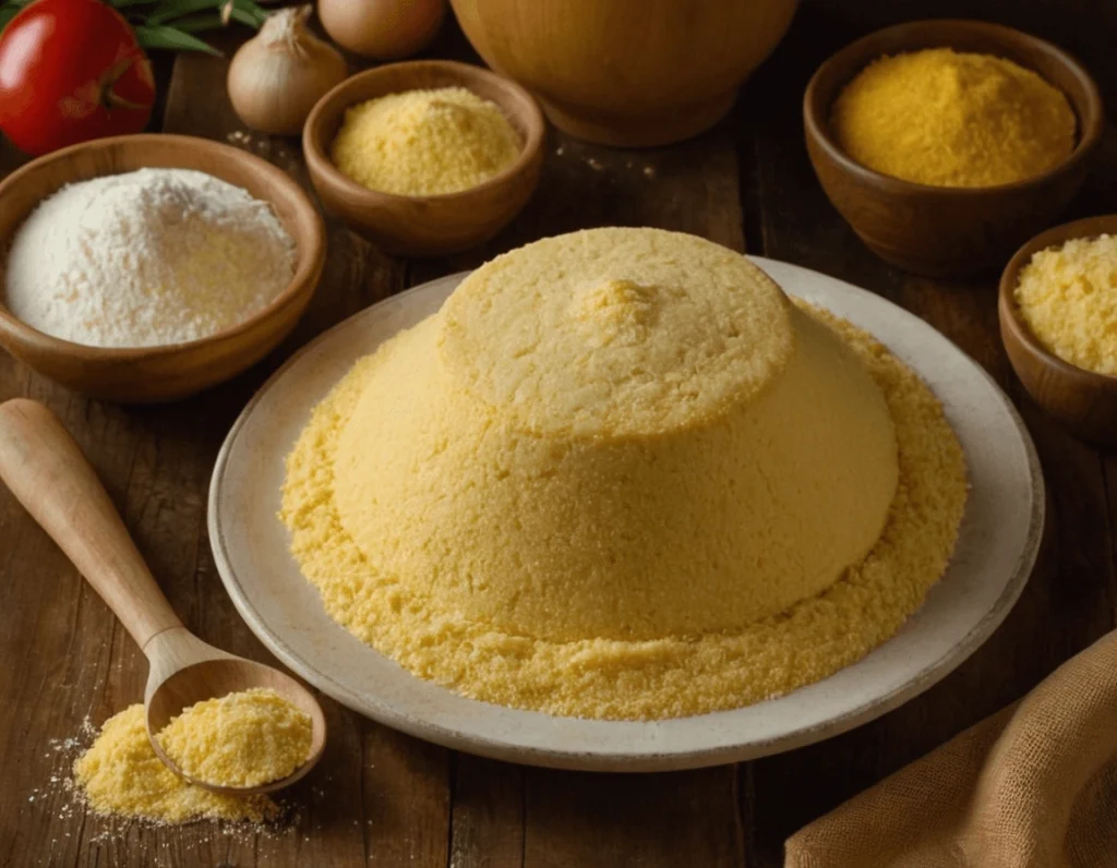 How to Make the Best Southern Cornbread Recipe: Tips and Tricks Cornmeal and flour mixture for Southern cornbread